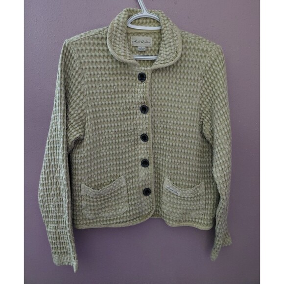 Mododoc Jackets & Blazers - Mod O Doc Cream Beige Waffle Jacket Size 1 (XS) 100% Cotton